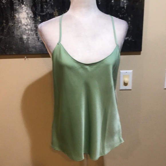 NWT State of Day Intimates Basil Green Camisole Top-Size  M - Picture 1 of 7